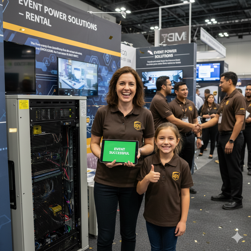 ups on rent for exhibition